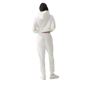 Ensemble survêtement 2 pièces personnalisé pour femme avec logo, sweat à capuche et pantalon de jogging en molleton de coton, vente en gros, fabricant OEM - Product Image 2