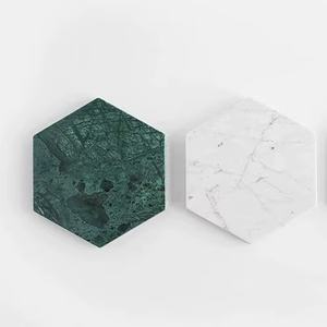 Granite <b>Marble</b> <b>Coasters</b> Inlay Craftsmanship for Unique and Stylish Home Decor Luxurious Inlay <b>Marble</b> <b>Coasters</b> for Table Accent - Product Image 1