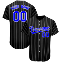 Maillot de baseball de sublimation haut de gamme, personnalisez votre propre uniforme d'équipe, 100% polyester, uniforme unisexe, boutonné, grande taille, respirant
