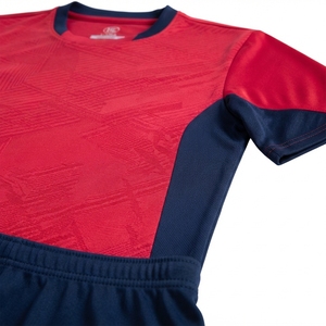 Maillot de sport personnalisé à manches courtes et col rond, respirant, séchage rapide, pour football, basketball, uniforme d'équipe, entraînement athlétique - Product Image 6