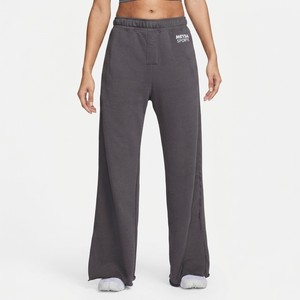Pantalon de survêtement en molleton pour femme, taille mi-haute, coupe large, respirant, écologique, décontracté, ample, longueur intégrale, couleur unie, avec élastique - Product Image 5