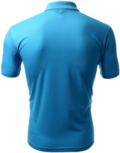Hombres personalizados de alta calidad para camisas Poliéster Diseño sólido Transpirable Secado rápido Entrenamiento Golf Casual Jersey Tela en blanco - Product Image 2