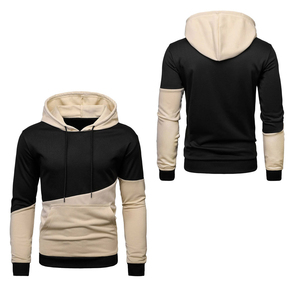 Sudadera con Capucha de Forro Polar Grueso para Hombre, Corte Regular, con Bolsillo, Color Sólido, Ropa Deportiva Informal de Otoño - Product Image 3