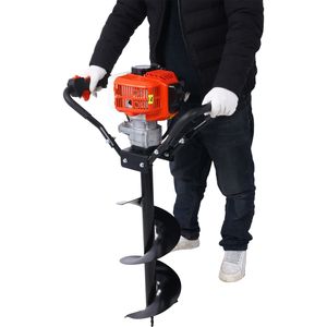 V-loại 52cc <span class=keywords><strong>2</strong></span> đột quỵ khí bài lỗ Digger một người đàn ông EPA máy điện Trái Đất <span class=keywords><strong>Auger</strong></span> L6 + L10 Khoan Bits cho đất đào hàng rào - Product Image 5