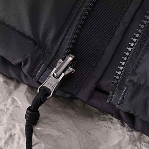 Custom Winter Warm Bubble Puff <b>Jacket</b> Jacquard Zip Funnel Neck Women Tapestry Puffer <b>Jacket</b> Canvas Fabric Casual Puffer Women - Product Image 5