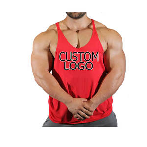 Wholesale Men's Gym Fitness Tank Tops Breathable Casual Eco-Friendly Quick Dry Compression Customized OEM Knitted Plus Size - Product Image 1