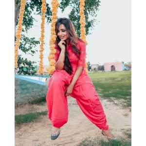 Vêtement respirant à imprimé feuille d'aluminium rose rubis, coupe ample, pour usage quotidien, taille XS - Product Image 4