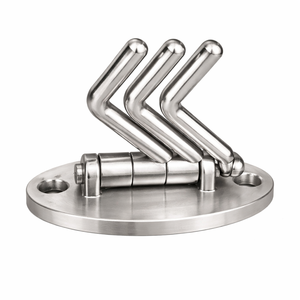 Gancho de Pared Ovalado de Acero Inoxidable SS202 de 3 Puntas, Resistente a la Corrosión, para Toallas de Baño, Cocina o Puerta, Modelo Oval-3 - Product Image 1