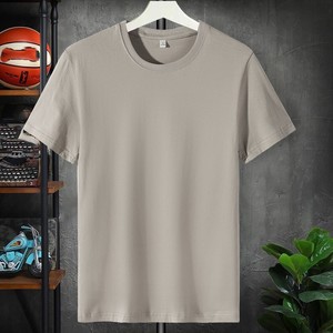 เสื้อยืดคอกลมแขนสั้นผู้ชาย ผ้าฝ้ายถัก 100% ทรงโอเวอร์ไซส์ ไซส์ใหญ่ ไม่เป็นขุย ระบายอากาศได้ดี แห้งเร็ว - Product Image 5