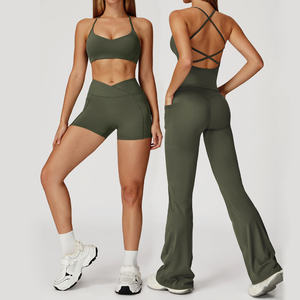 Soutien-gorge de sport pour femme, blanc uni, pour la gym, l'entraînement et la course, modèle Clothesbody Butter - Product Image 2
