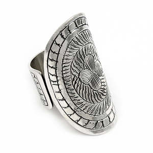 925 Sterling Silver Handmade Bohemian <b>Ring</b> Perfect For Wedding Party & Anniversary Pretty Design Full Finger Jewelry For Girls - Product Image 1