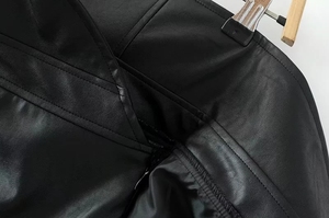 Wholesale Custom Logo <b>Women</b> Leather Skirt Shorts OEM Service Breathable Leather Shorts Casual Fit Leather Skirt Shorts <b>For</b> <b>Women</b> - Product Image 6