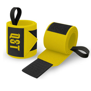 Sangle de poignet de musculation unisexe en coton respirant et écologique, robuste, pour la musculation et le fitness, personnalisable - Product Image 1