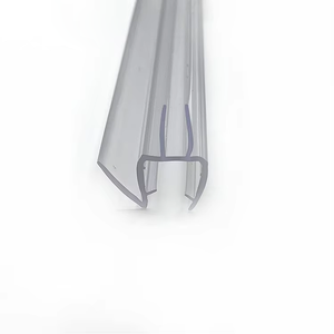 Bande <span class=keywords><strong>d</strong></span>'<span class=keywords><strong>étanchéité</strong></span> demi-ronde en PVC pour <span class=keywords><strong>seuil</strong></span> de porte de <span class=keywords><strong>douche</strong></span>, personnalisable, <span class=keywords><strong>étanchéité</strong></span> inférieure de salle de bain pour verre, étanche - Product Image 2