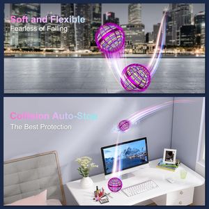 Sfera Volante Rosa 2025 Aggiornata con Luci Abbaglianti, Drone Boomerang Magico Fluttuante, Globo Cosmico per Illuminazione Feste - Product Image 3