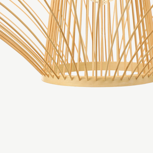 Lámpara de Techo de Ratán con Diseño Tejido a Mano, Material Natural y Efecto de Iluminación Cálida para Decoración de Interiores y Espacios del Hogar - Product Image 5