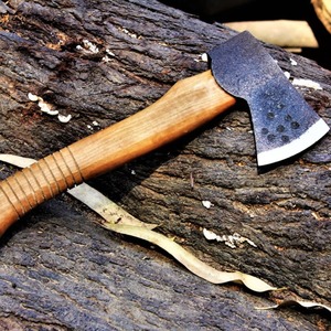 OEM Viking <b>axe</b> collectible Damascus steel blade <b>axe</b> Engraved <b>wooden</b> handle <b>axe</b> Authentic Norse style <b>axe</b> - Product Image 5