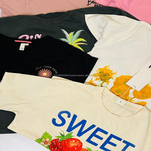 Camisetas de Moda para Niños y Niñas, 100% Algodón, Estampado de Dibujos Animados, Talla 2YK, Verano, Venta al Por Mayor - Product Image 5