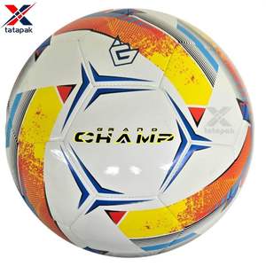 Ballon de football personnalisé de haute qualité, léger, écologique, pour entraînement en intérieur/extérieur, couleur personnalisée, en cuir PU - Product Image 3