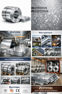 Bobina de Acero Galvanizado de Primera Calidad ASTM A653 SGCC con Recubrimiento de Zinc - Product Image 3