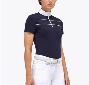 Camisas de Equitación para Mujer al por Mayor, Nuevas, de Manga Corta, para Competencia, con Logotipo Personalizado - Product Image 3