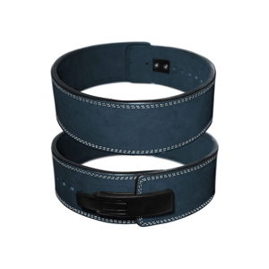 Custom Genuine Leather Lever Belt for Powerlifting Weightlifting Gym Training with Stainless Steel Lever Buckle OEM ODM - Product Image 1