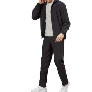 Ensemble de survêtement de sport d'extérieur pour homme, avec logo personnalisé, comprenant un sweat à capuche en polaire et un pantalon, idéal pour l'entraînement professionnel en salle de sport - Product Image 4