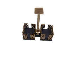 Moderno Porta Papel Higiénico Ecológico para Oficina u Hogar, Hecho a Mano en Metal/Madera, con Logotipo Personalizado, Accesorio de Mesa para Baño o Comedor - Product Image 4