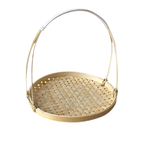 Plateau de service en bambou sans plastique pour table à manger moderne - Product Image 5