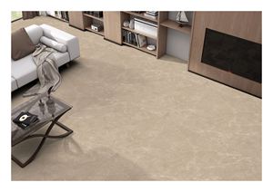 Warm Beige Marble Finish Porcelain Tile Soft Satin <b>Matt</b> Texture High Strength Porcelain Body Porcelain Tiles 60x120cm Premium - Product Image 5