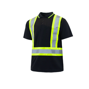 OEM Summer Customized Printing Logo High Visibility <b>Flame</b>-Retardant Quick Dry Breathable Reflective Safety Polo <b>Shirt</b> Polyester - Product Image 3