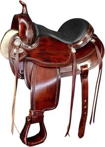 Silla de montar de cuero duradera con diseño grabado, precio mayorista, silla de montar inglesa de cuero personalizable para uso en equitación - Product Image 6