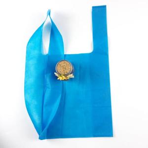 HANPAK OEM Services in Vietnam Factory PP Non-Woven Grocery <b>Bags</b> Singlet Vest Carrier T-Shirt <b>Bag</b> - Product Image 5