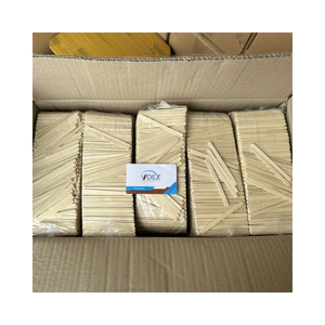 Venta al por mayor de palitos de madera natural de 140mm para palitos de Corndog/agitador de café/... Embalaje personalizado - Product Image 1