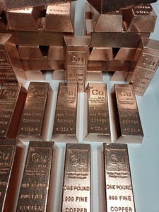 Copper Alloy Ingots 99.99% Purity Mill Berry Copper <b>Bar</b>/Copper Ingot/Copper Biscuit OEM ODM 1.2MM Diameter 1200C Melting Point - Product Image 5