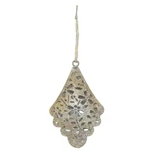 Christmas Hanging Metal Star Ornament <b>Blue</b> <b>Glitter</b> Decoration for Tree Home Party Holiday Decor Gift Piece Hanging Pendant - Product Image 3