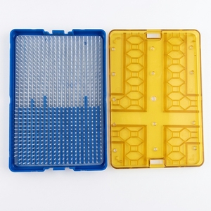 Plateau de stérilisation en plastique autoclavable avec tapis en silicone, réutilisable, de qualité supérieure, plateaux de stérilisation en plastique autoclavables - Product Image 2