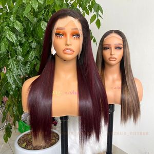 Vente en Gros Personnalisé Perruque Volume Cheveux Top Qualité 100% Remy Vierge Cheveux Humains Double Tirage Toutes Couleurs - Product Image 6