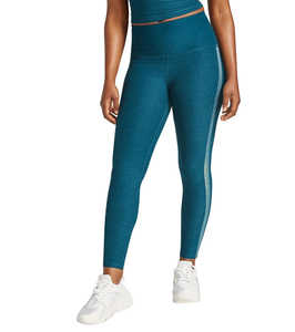 High Quality Customized Yoga Fitness <b>Leggings</b> High Waist Elastic Waist Solid Spandex/Polyester Quick Dry Breathable for Online - Product Image 5