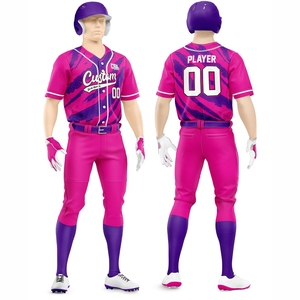 Uniforme de Béisbol Personalizado para Hombre, Sublimado, Transpirable, de Alta Calidad, con Impresión en Serigrafía, Tela de Lujo, 2025 - Product Image 1