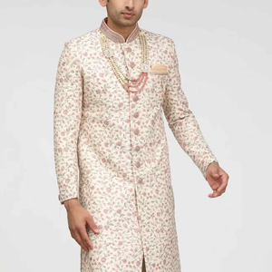 sachin and babi light blue dress casual wedding mens outfit main image 1