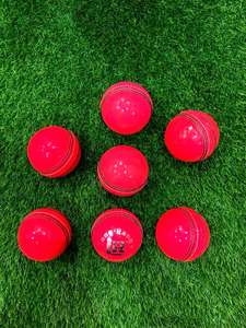 Pelotas de Cricket Cosidas a Mano de Primera Calidad, Cuero Cromado de 5 Capas, Pelotas de Partido de 156 Gramos, Pelotas de Cricket Cosidas a Máquina con Cuero - Product Image 2