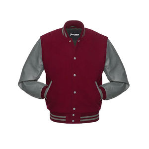 High Quality Custom Unisex Windproof Breathable Plus Size Varsity Jackets with Front Logo Option <b>Canvas</b> Woolen Winter Design - Product Image 4