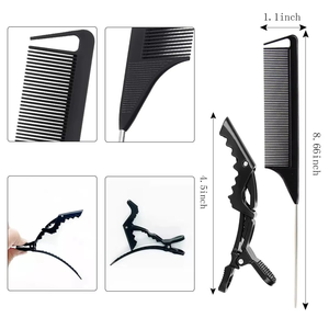 Pince de pressage pour extensions capillaires CLASTY INSTRUMENTS CI-ZS-094, avec revêtement en silicone antidérapant et doux pour une pression uniforme - Product Image 3