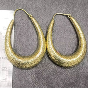 Wholesale Fashionable Bohemia Cluster Metal Earrings Rawat Handicrafts Antique <b>Bronze</b> Plated Brass Agate Party Wedding Women - Product Image 1