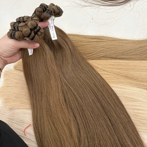 24 Inch TOP HAIR VENDOR Machine weft hair extensions all color Viet Nam Human Hair No Shed No <b>tangle</b> - Product Image 4