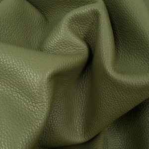 Traditional Army Green Solid Chrome Tanned Cow <b>Leather</b> Quick-Dry 1.2-1.4mm Thick Designed for Custom Made Fine Purses Handbags - Product Image 5