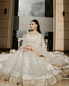 ชุดเดรส Anarkali สวยงาม ปักลายด้วยลูกปัด ชุดส่าหรีสำหรับผู้หญิง ชุดอินเดีย ปากีสถาน ชุดพื้นเมือง ชุดอาบายะ ชุดปากีสถาน - Product Image 2