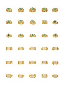 Anillos de Oro Sólido de 22K |   Anillos de Oro con Sello 916 de Diseño Tradicional y Moderno para Uso Diario, Regalos, Bodas, Cumpleaños y Aniversarios - Product Image 2