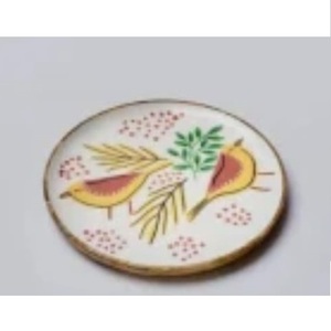 Tazón para servir comida de forma redonda con acabado en esmalte de estilo único para mesa de comedor, tazón decorativo para servir comida. - Product Image 1